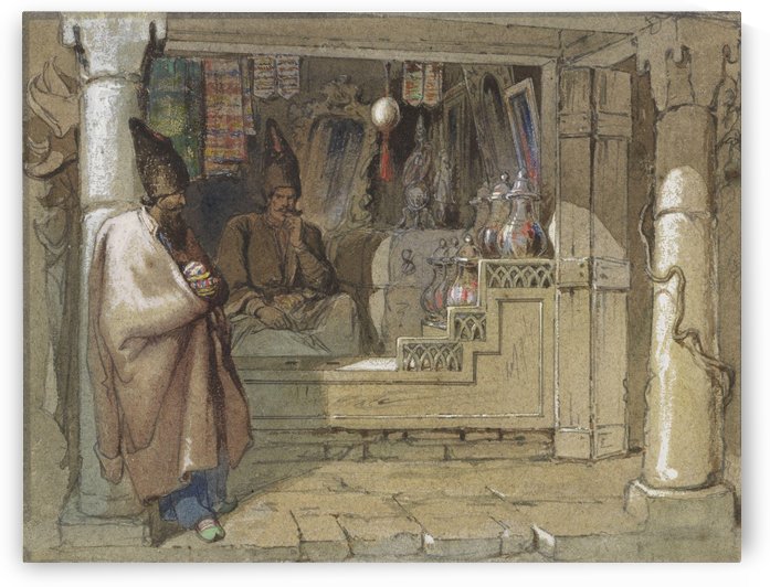 The Spice Sellers by Amadeo Preziosi