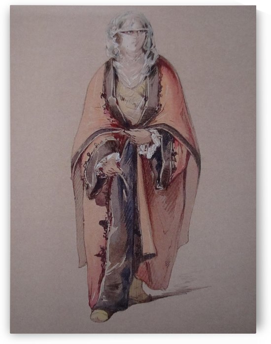 Ottoman woman by Amadeo Preziosi