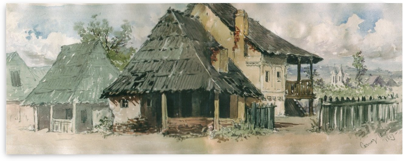 Houses in Cerneti by Amadeo Preziosi