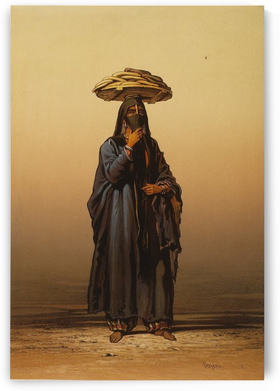 Bread seller by Amadeo Preziosi