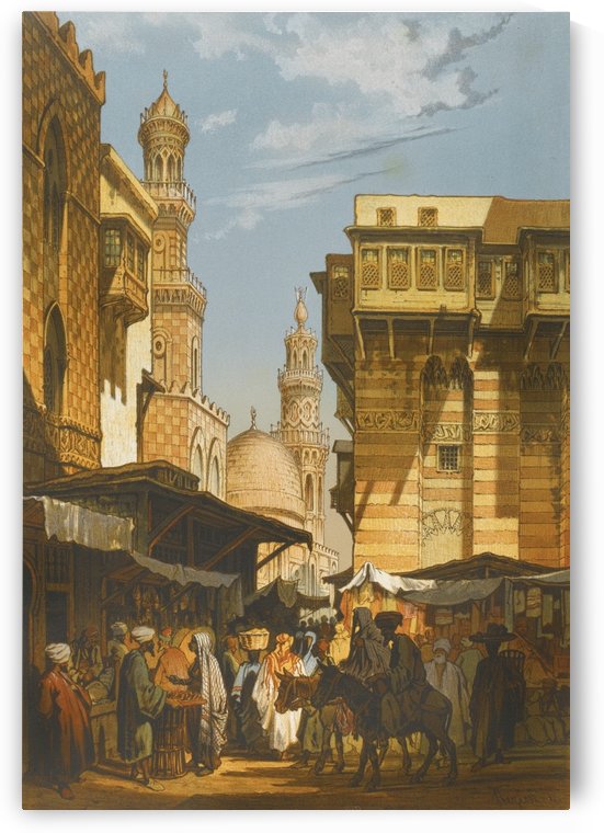 Market in Istanbul by Amadeo Preziosi