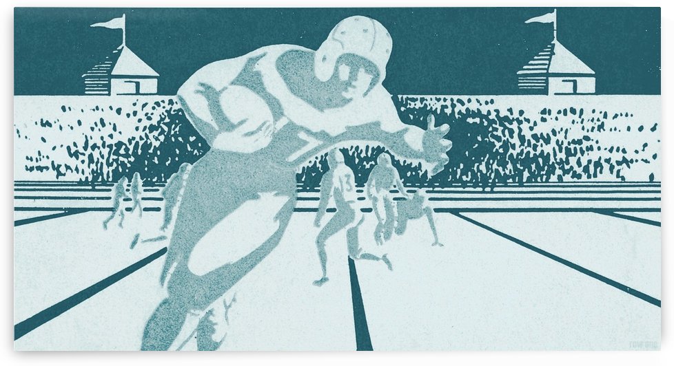 Football Art_Football Poster_Best Football Posters_Fine Art by Row One Brand