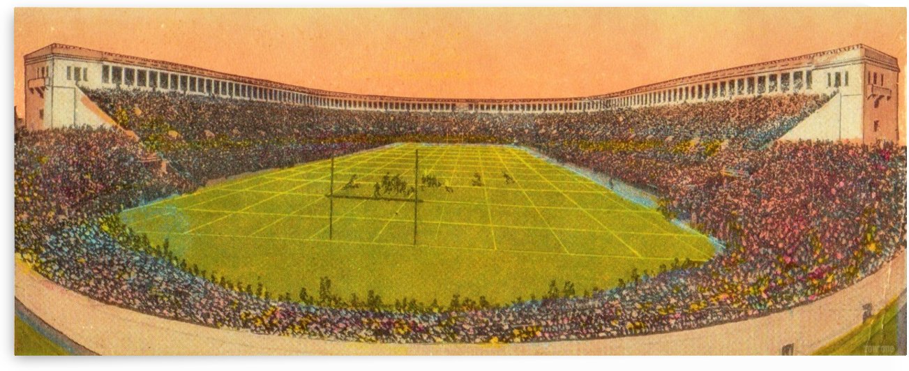 Vintage Football Stadium Art (1919) by Row One Brand