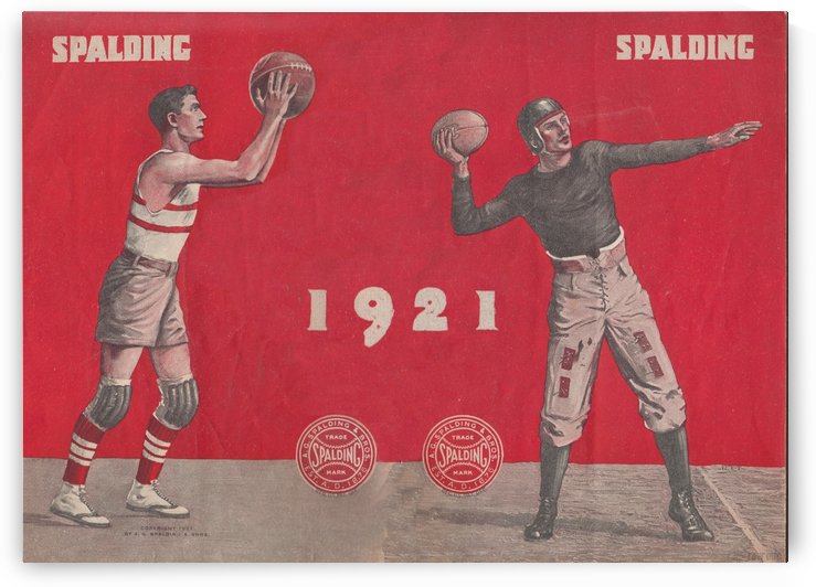1921 Spalding  Ad by Row One Brand