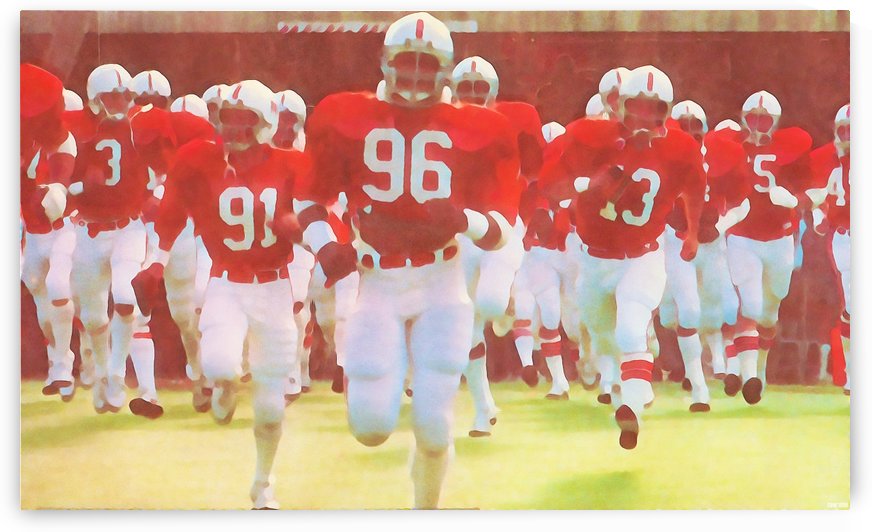 Nebraska Cornhuskers Onto the Field II by Row One Brand