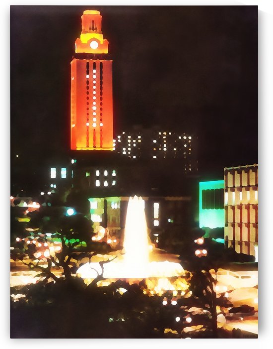 UT Austin Tower Art Print_Austin Texas Gift Ideas_University of Texas Fine Art by Row One Brand