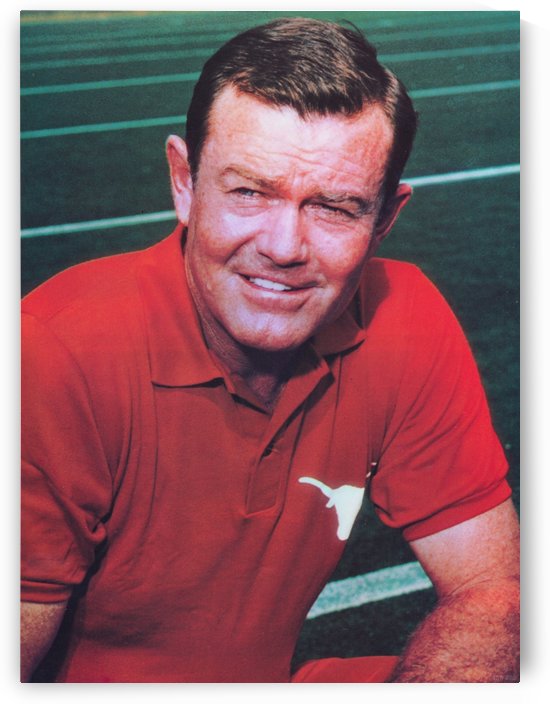 Darrell Royal Head Coach University Texas Longhorns Football Photo by Row One Brand