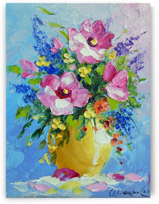 Bouquet of summer flowers by Olha Darchuk 