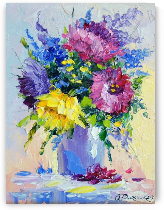 Bouquet of bright flowers  by Olha Darchuk 