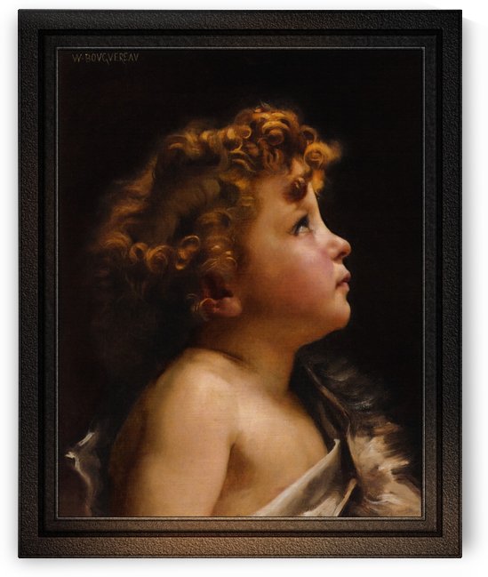 Young John The Baptist by William-Adolphe Bouguereau Fine Art Old Masters Reproduction by xzendor7