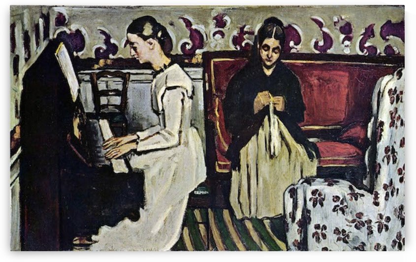 Girl at Piano by Cezanne