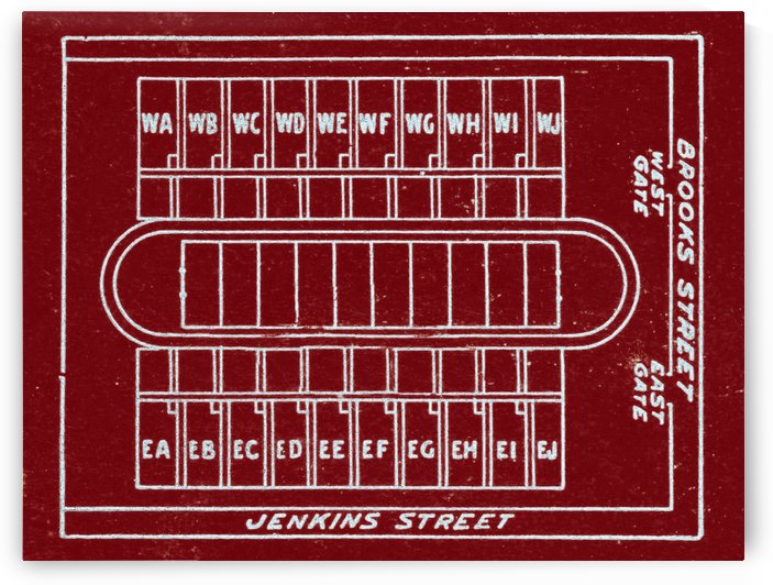 1930 Owen Field Map by Row One Brand
