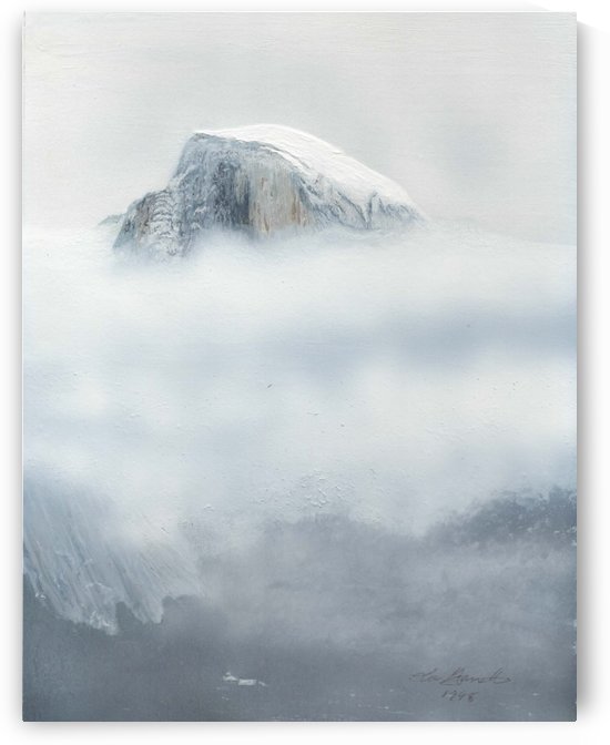 Half Dome in Winter by Lee Garrett