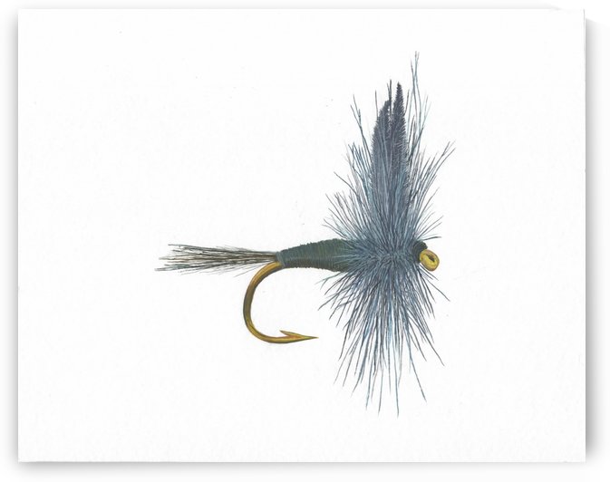 Dark Hendrickson Dry Fly by Lee Garrett