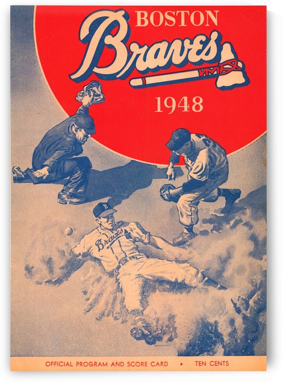 1948 Boston Braves by Row One Brand