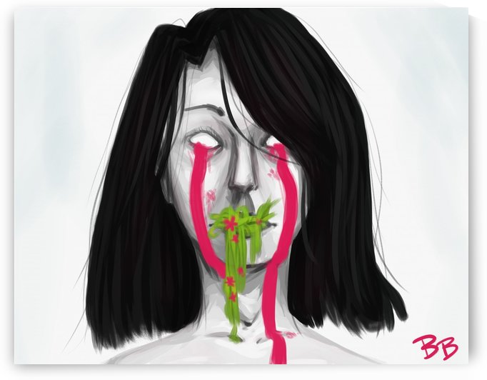 bleeding from the mouth by Benita B