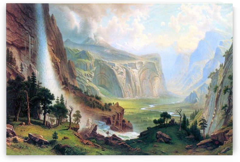 Half Dome in Yosemite by Bierstadt