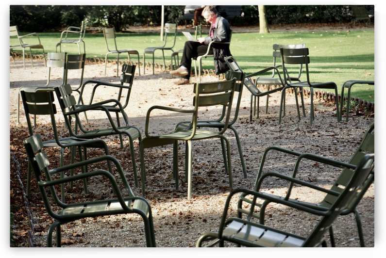 Chaises du Luxembourg   2 by Alain Harrus