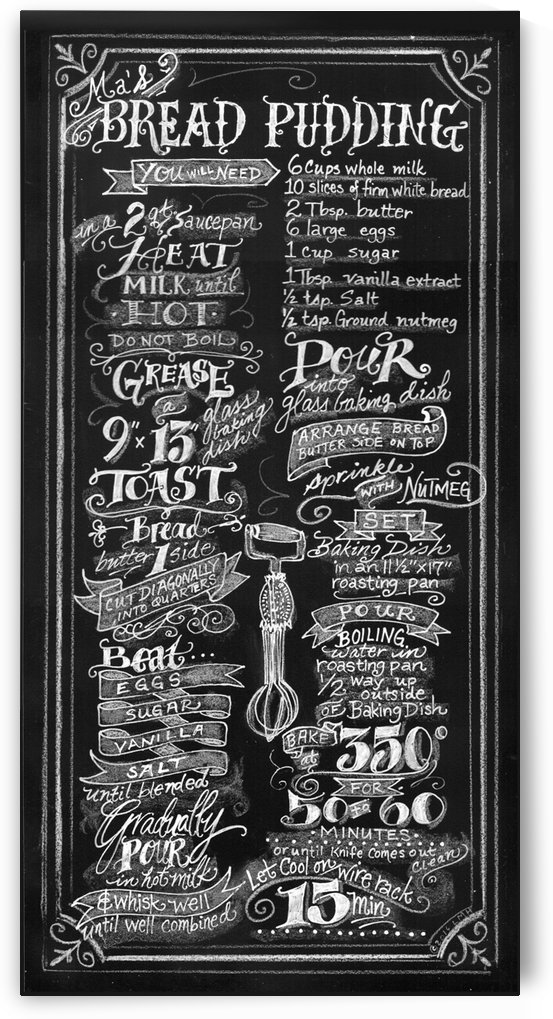 bread pudding recipe by Watermelon Stand