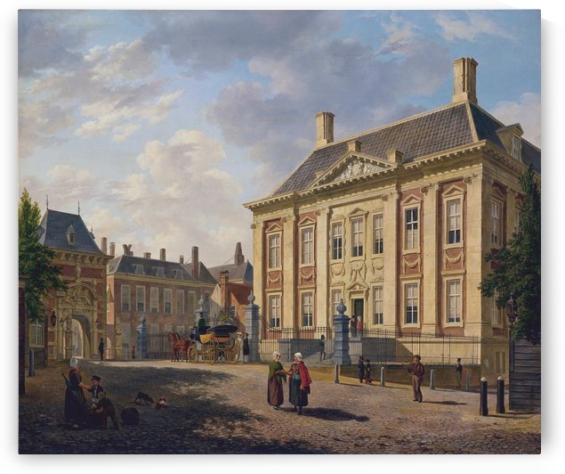 Het Mauritshuis te Den Haag by Bartholomeus Johannes van Hove