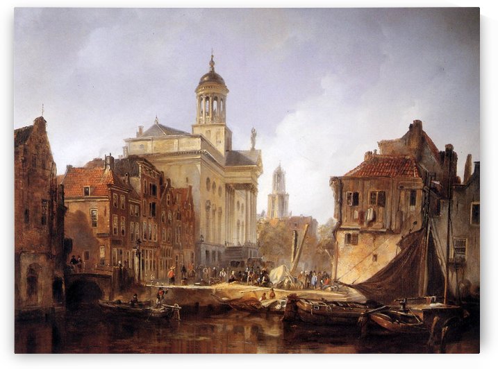 View On Utrecht Sun by Bartholomeus Johannes van Hove