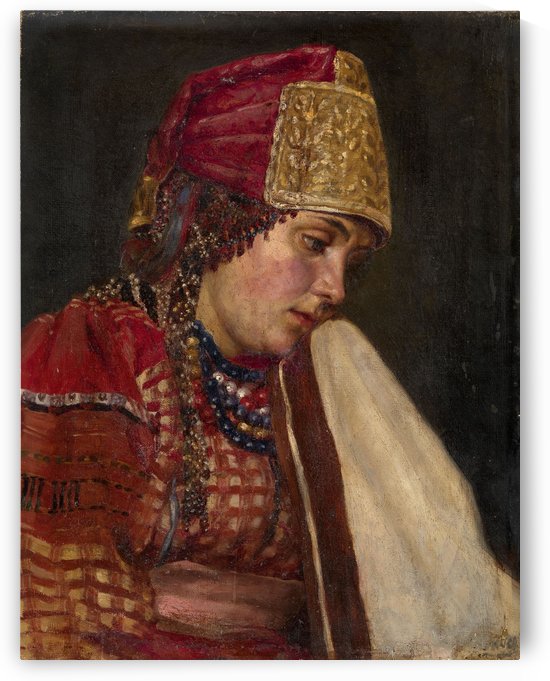 Portrait of a Boyarynya by Vasily Surikov