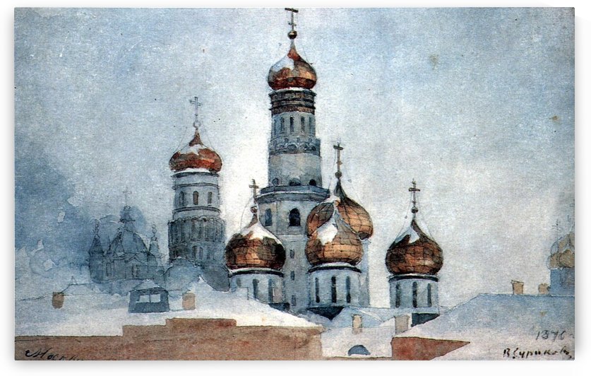 Belfry Ivan the Great by Vasily Surikov