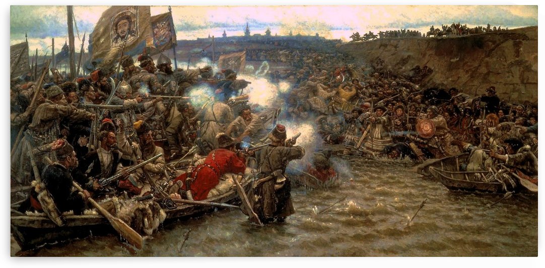 Yermak's conquest of Siberia by Vasily Surikov