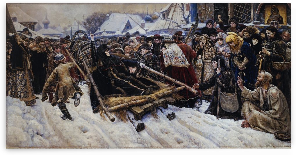 Feodosia Morozova by Vasily Surikov