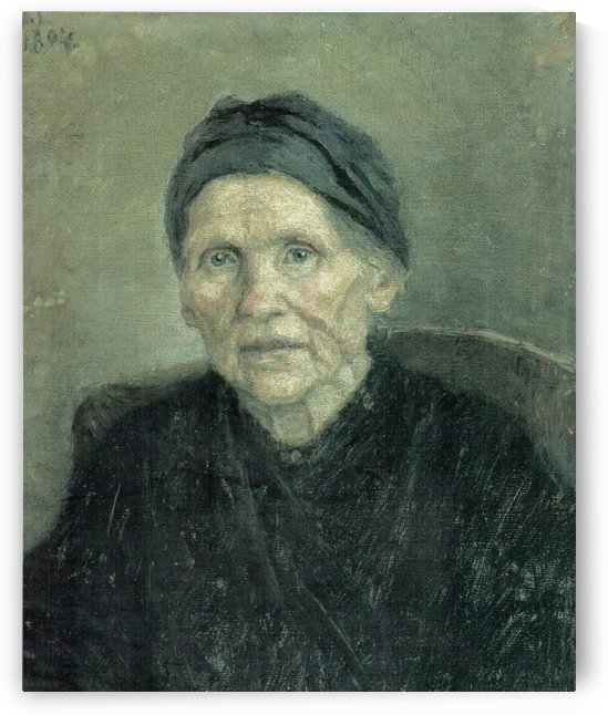 Portrait of mother - 1894 by Vasily Surikov