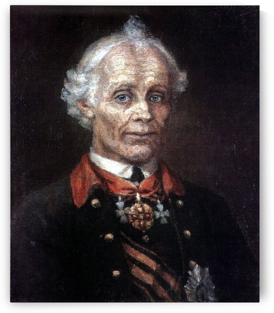 Portrait of Alexander Suvorov by Vasily Surikov