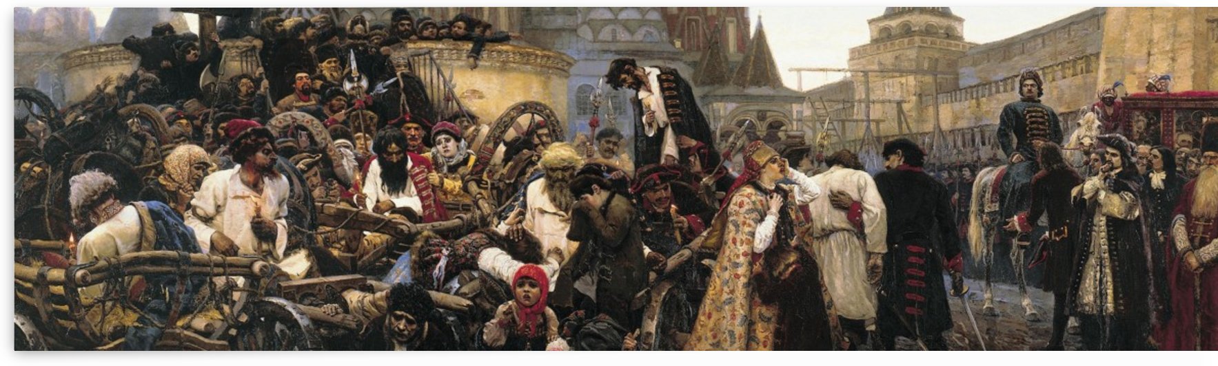 Morning Strelets'execution by Vasily Surikov