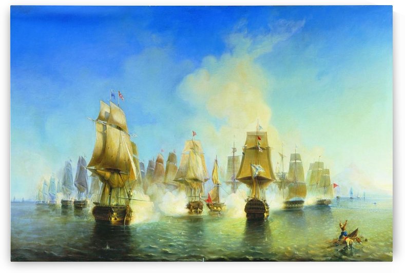 The Battle of Athos by Alexey Bogolyubov