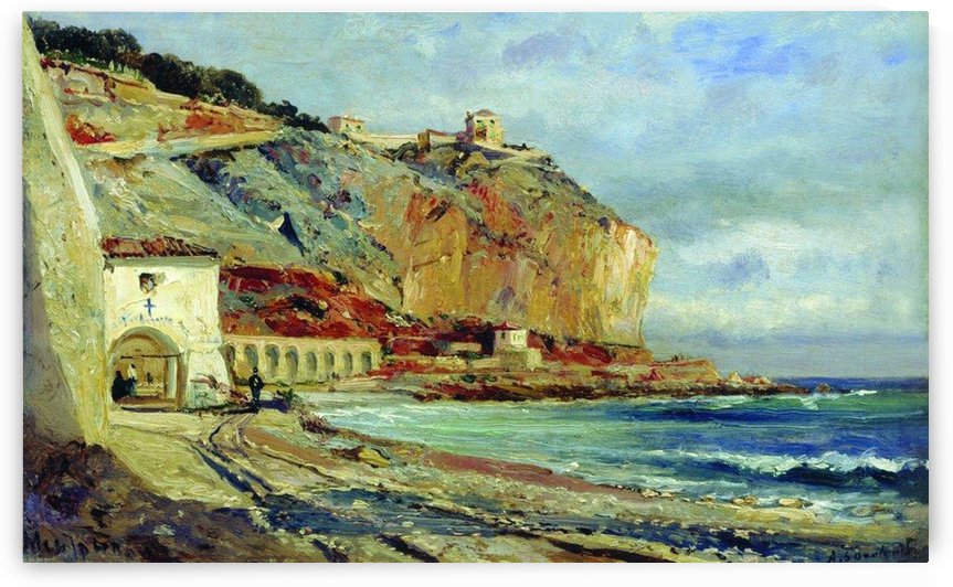 Mentonsky shore by Alexey Bogolyubov