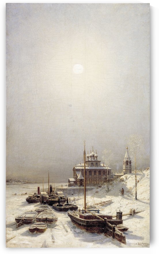 Winter in Borisoglebsk by Alexey Bogolyubov