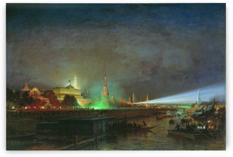 Illumination of the Kremlin by Alexey Bogolyubov