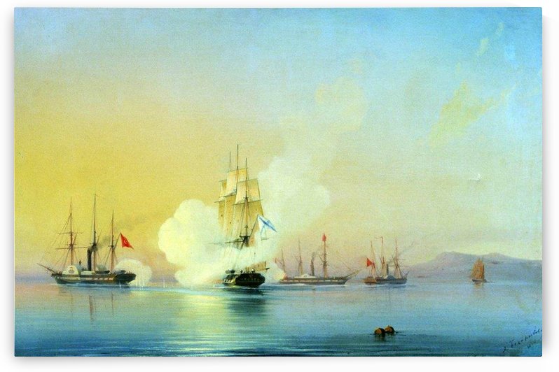 Fight on november 9 - 1853 by Alexey Bogolyubov