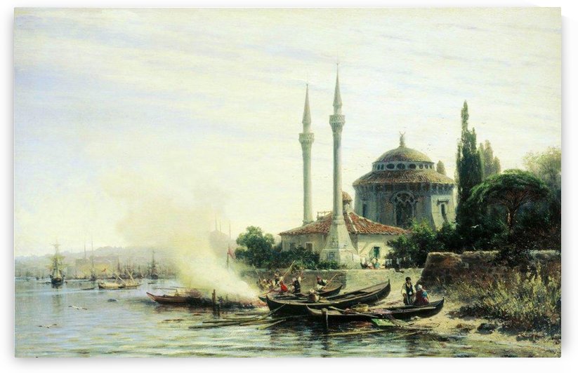 Golden Horn in Constantinople by Alexey Bogolyubov