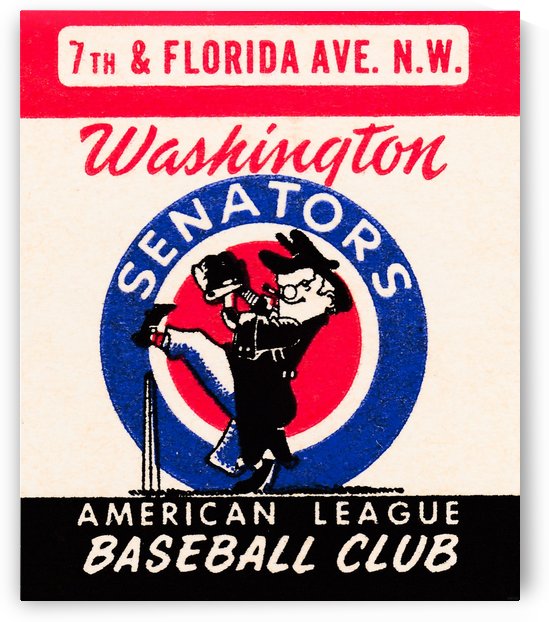 1959 Washington Senators Art Print by Row One Brand