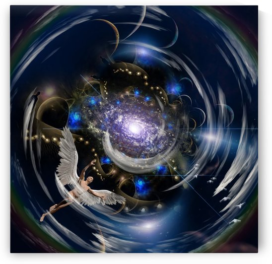 Angel in Tunnel by Bruce Rolff