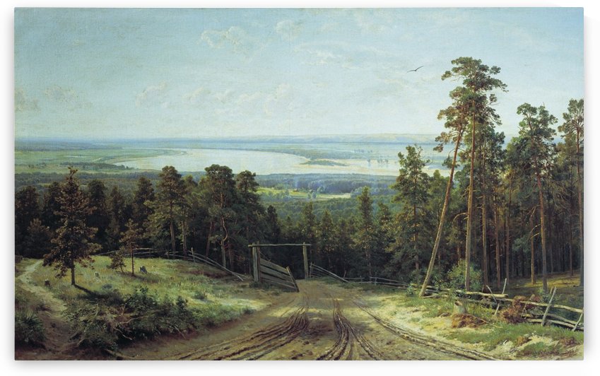 The kama near Yelabuga by Ivan Shishkin