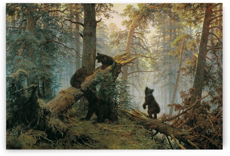 Morning in a Pine Forest by Ivan Shishkin
