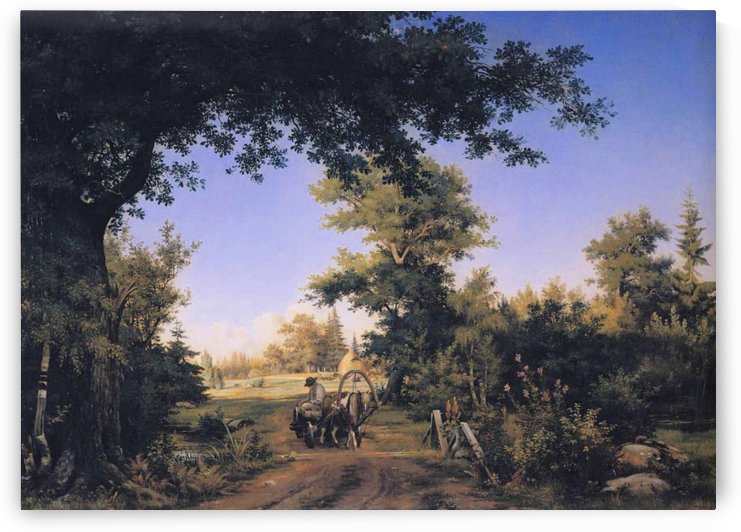 View in the Vicinity of St. Petersburg by Ivan Shishkin