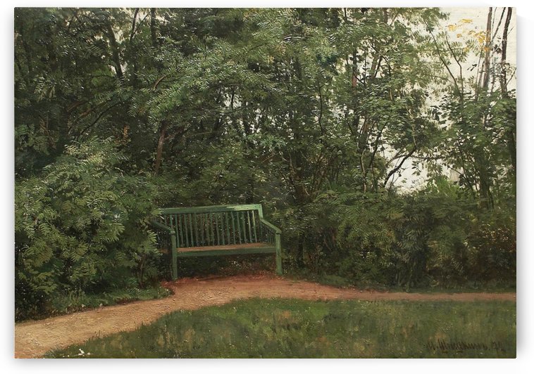 Bench in the mall by Ivan Shishkin