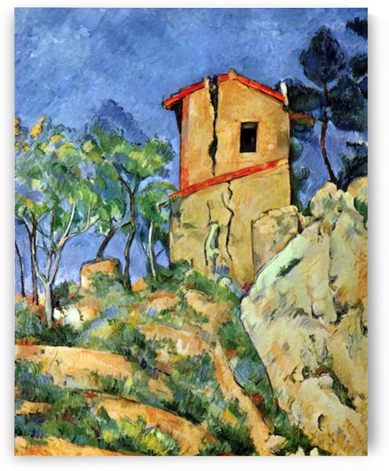 House with Walls by Cezanne