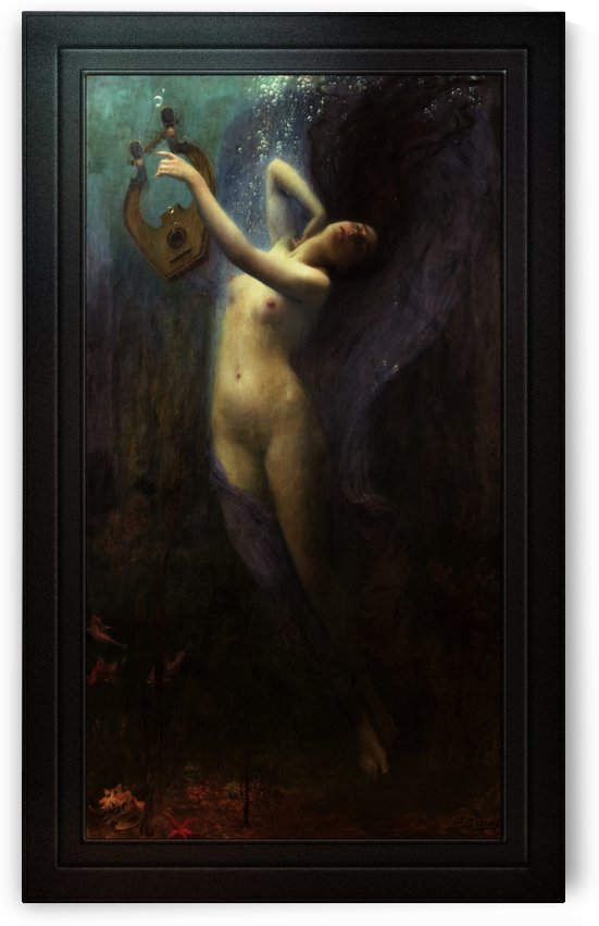 Death of Sappho by Charles Amable Lenoir Old Master Reproduction by xzendor7