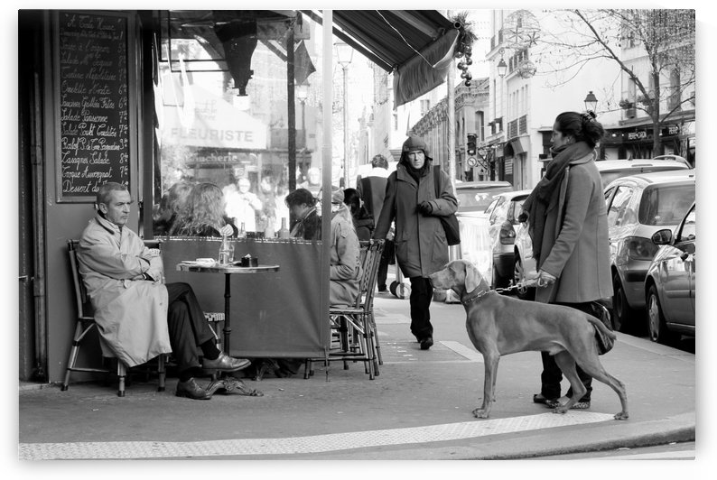Street Life in Le Marais by Bill Osuch