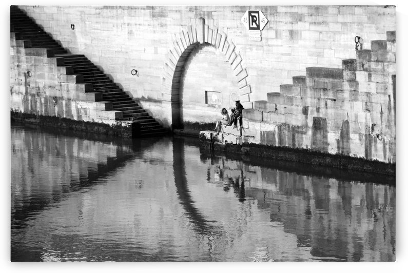 Reflections on the Seine by Bill Osuch