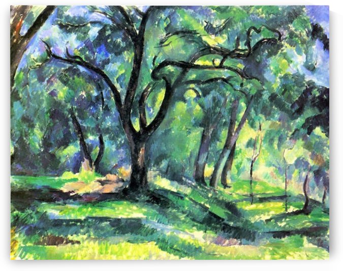 In the Woods by Cezanne