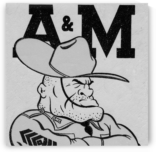 Black and White Ol Sarge Art by Row One Brand